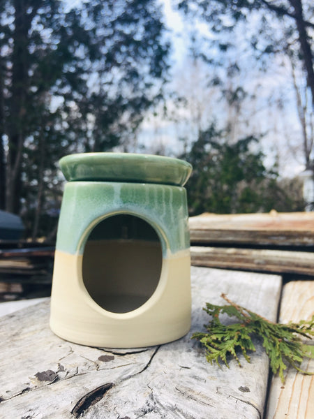 Essential oil burner - Celadon