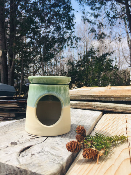 Essential oil burner - Celadon