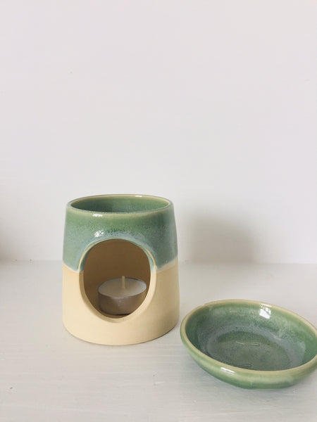 Essential oil burner - Celadon